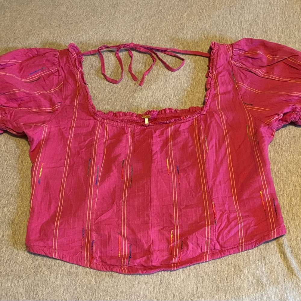 Baby doll corset free people top. Size- M condition- Great never worn
